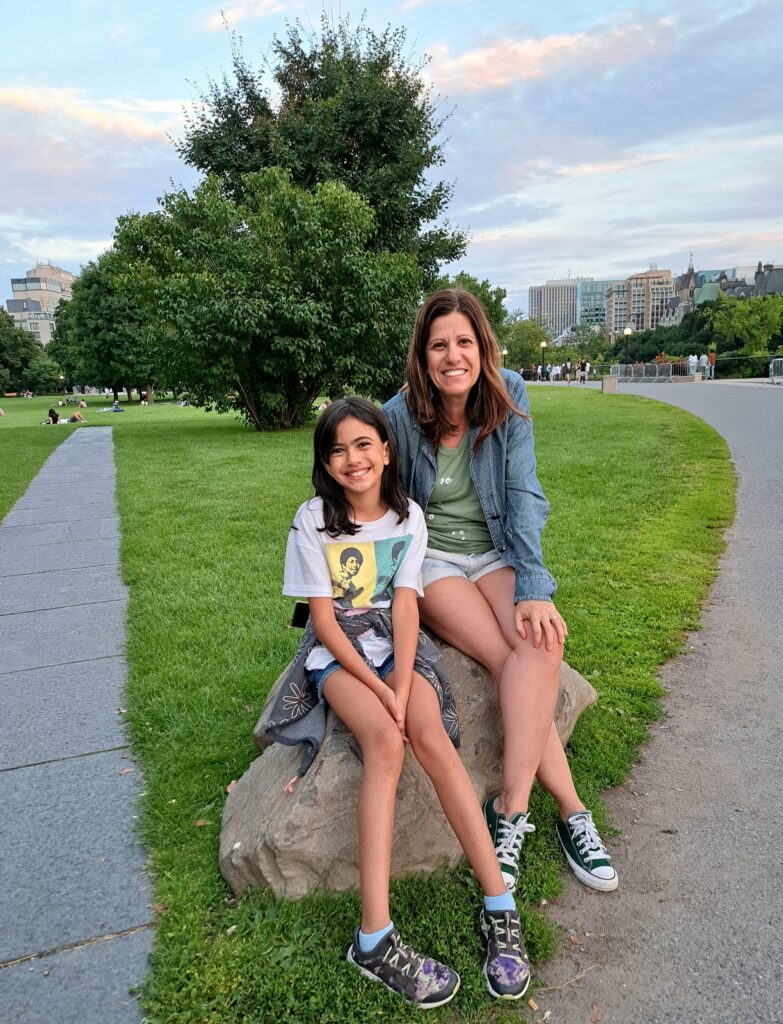 Rose e Luisa no Major´s Hill Park.
