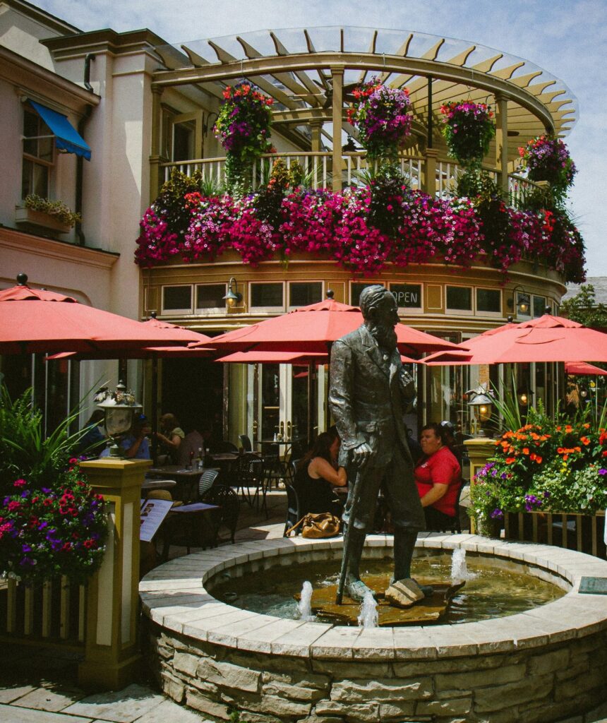 Restaurante na Queen Street, Niagara on the Lake.